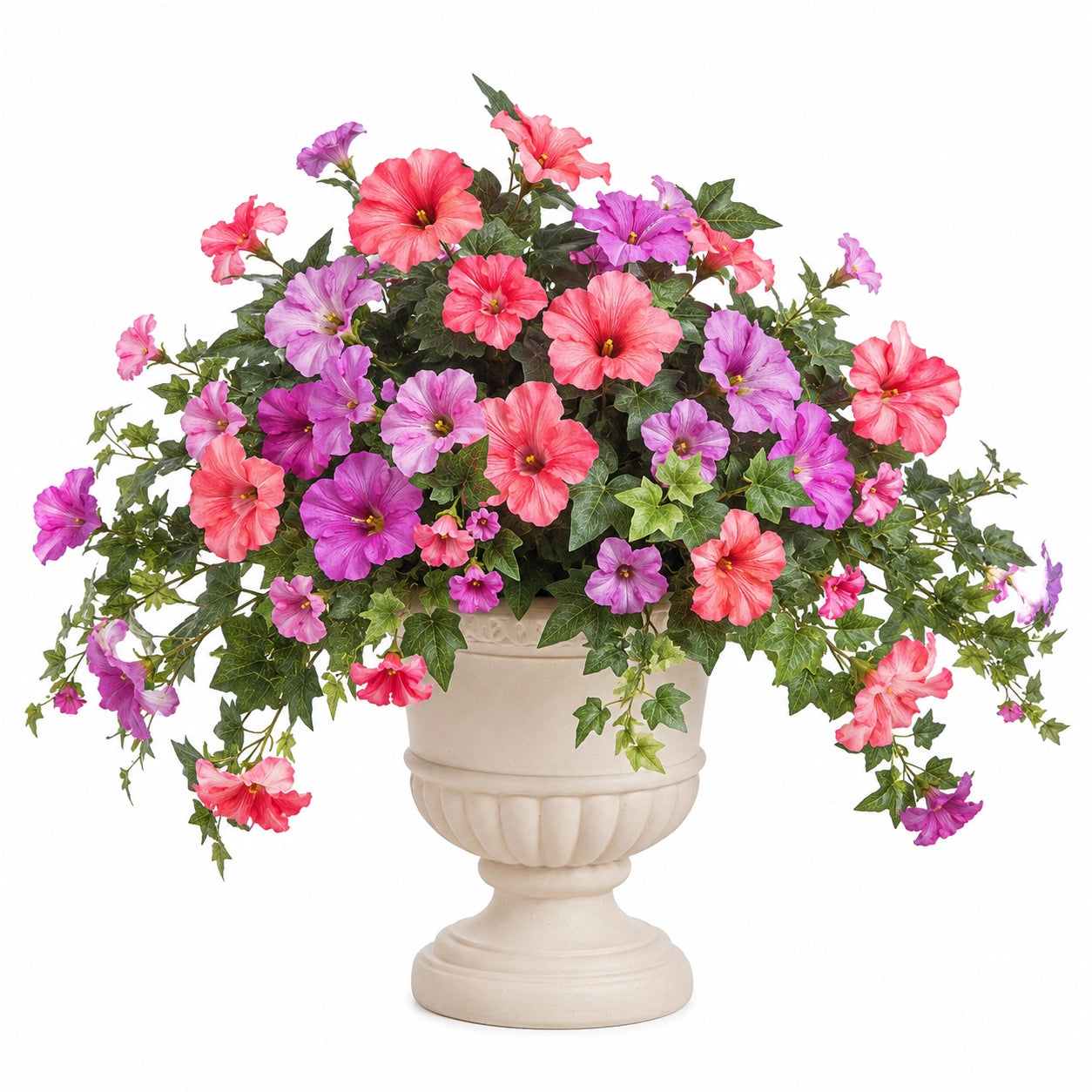 Arrangement Floral Artificiel Multicolore avec Hibiscus