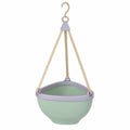 Pot de Suspension Vert et Lilas pour Plantes