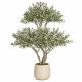 Arbre d'Olivier Artificiel avec Pot Beige 150 cm