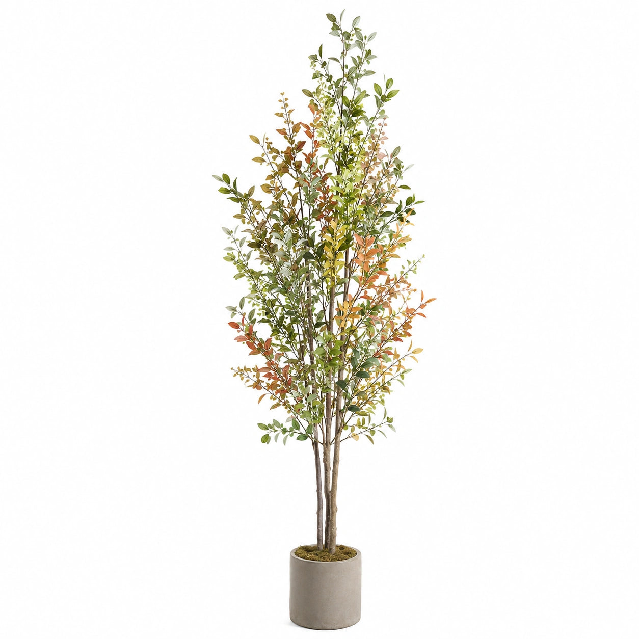 Arbre Artificiel D'intérieur 180 cm Vert/Marron/Orange