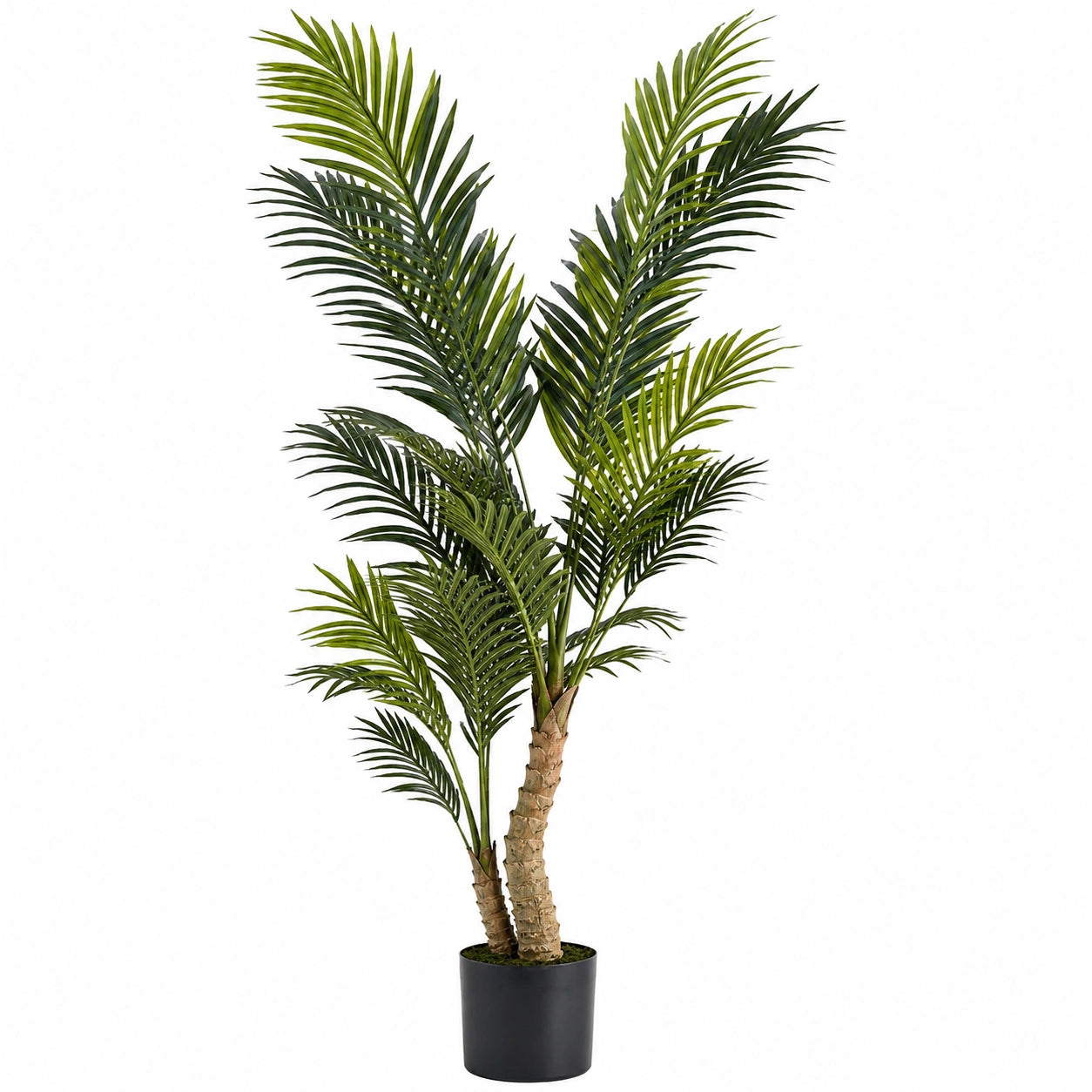 Palmier Artificiel 180 cm Vert avec Pot
