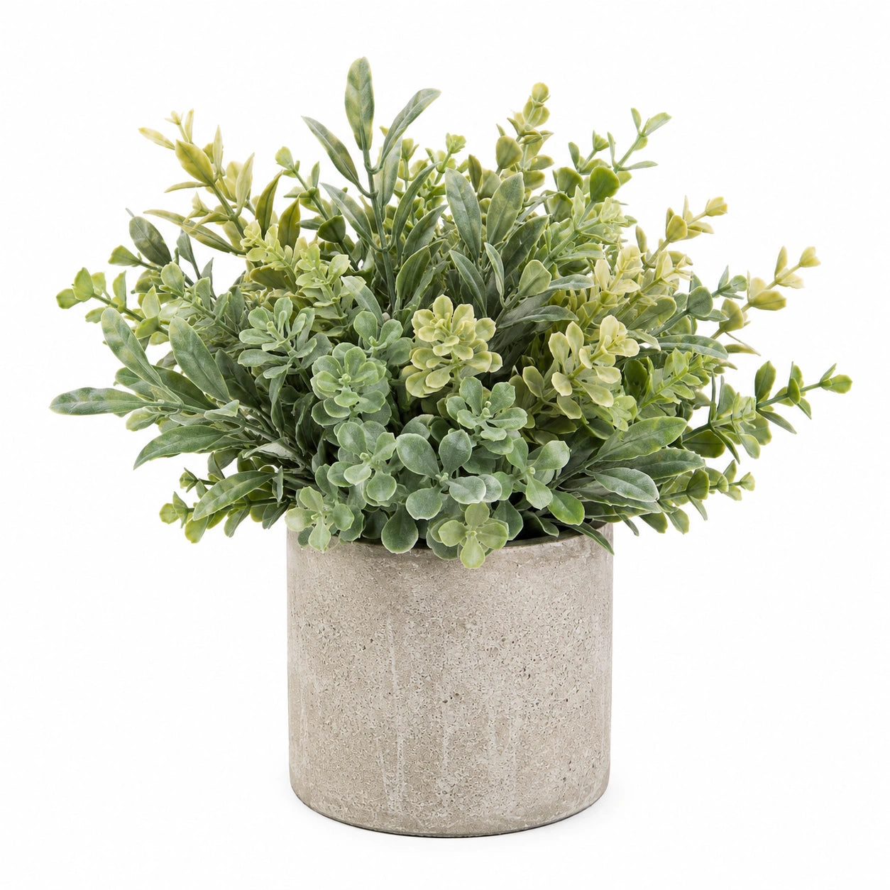 Plante Artificielle Décorative en Pot Vert 25 cm