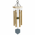 Carillon à Vent Hexagonal Doré pour Intérieur et Extérieur