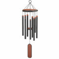 Carillon Éolien en Métal Noir et Cuivre 100 cm