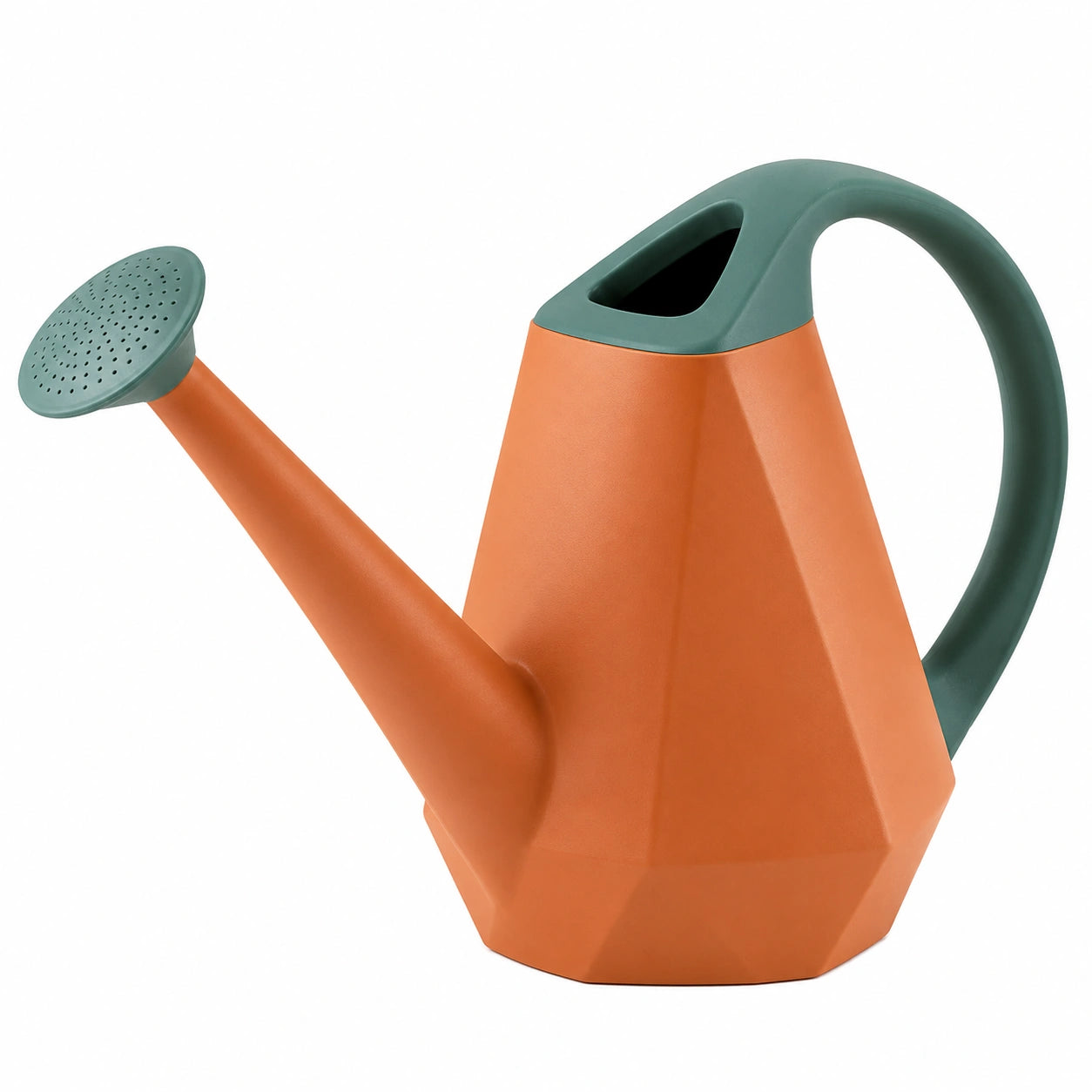 Arrosoir géométrique orange et vert 5L