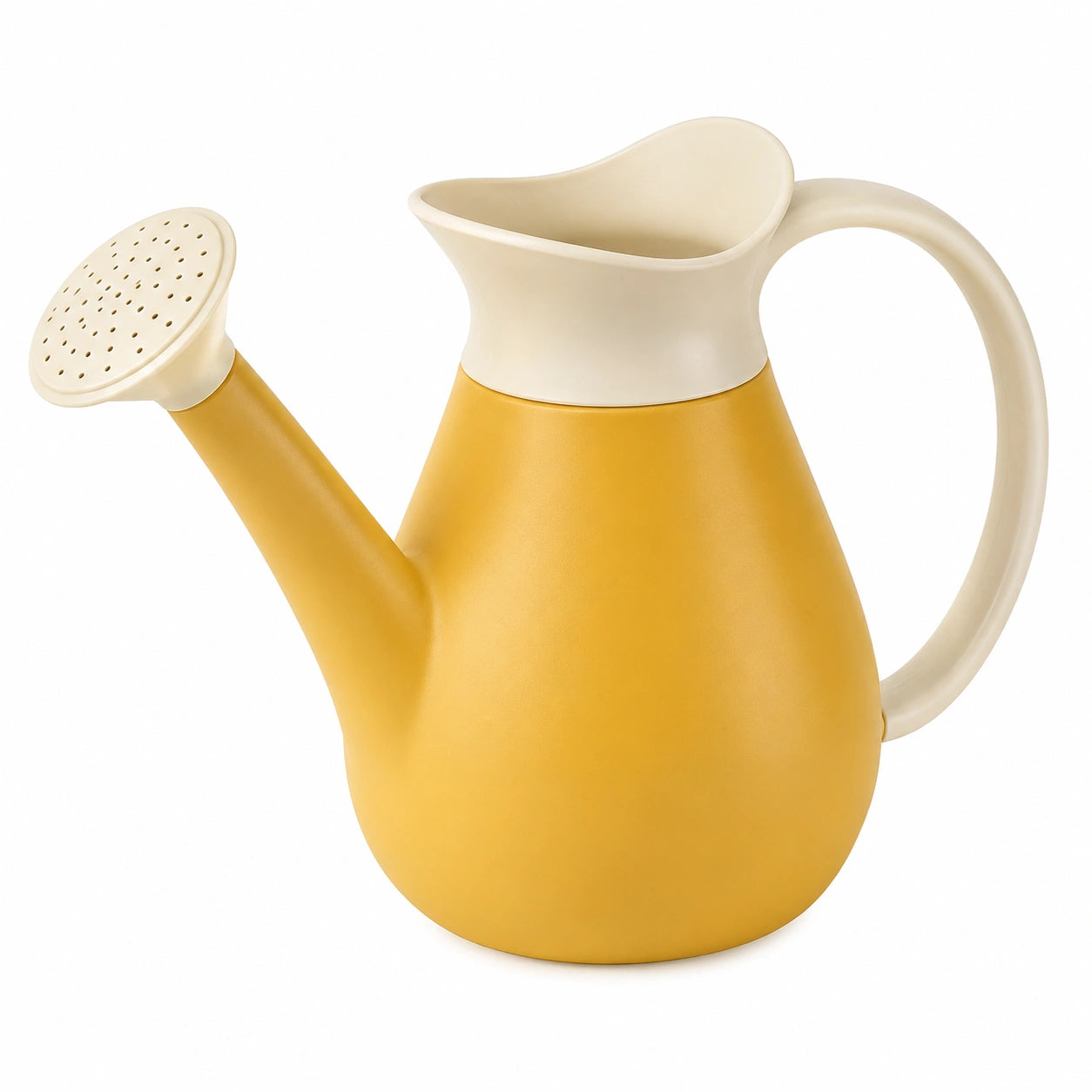 Arrosoir ergonomique 2L jaune et blanc