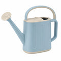 Arrosoir de jardin 8L bleu et beige avec poignée ergonomique